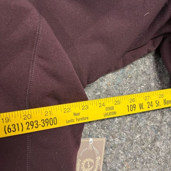 Victory Outfitters Sweater Jacket Men XL Maroon Full Zip Hooded Black Currant - Picture 8 of 10